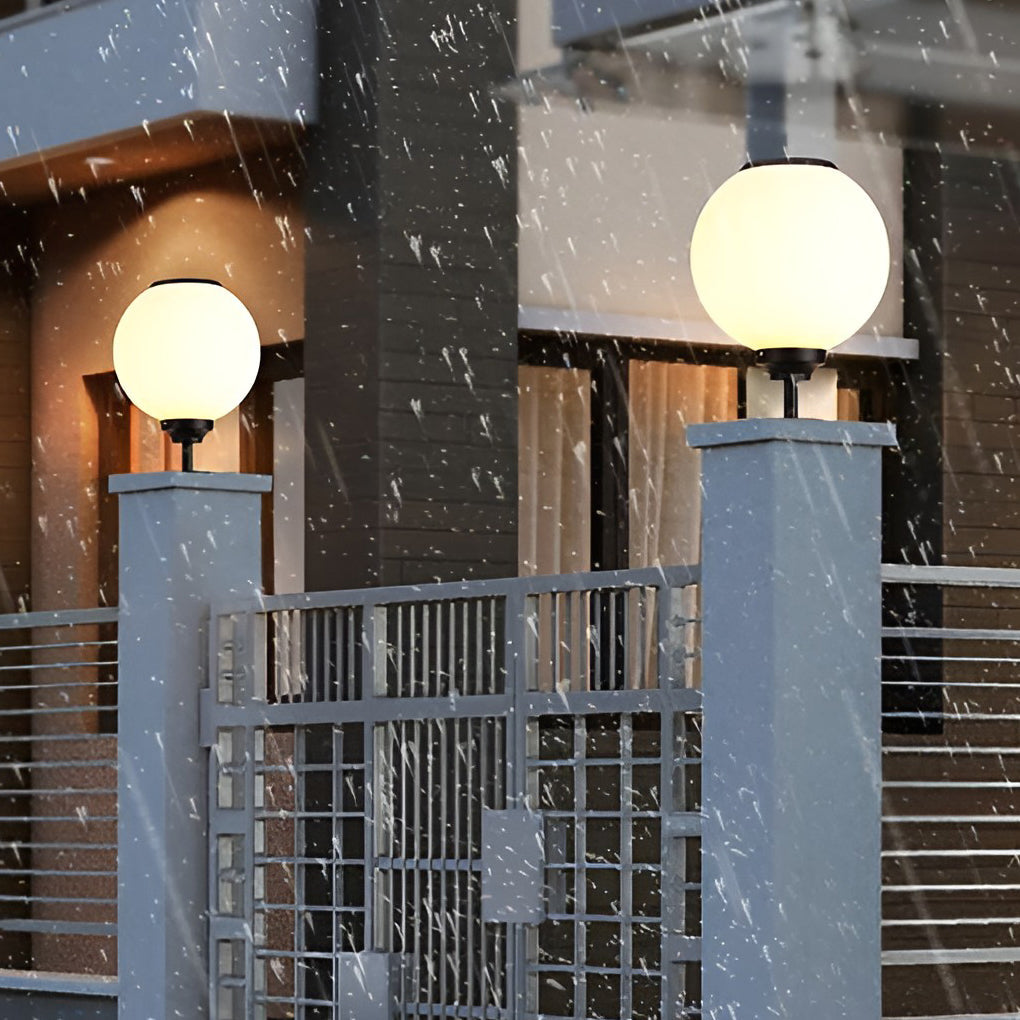 Elegant Waterproof LED Solar Spotlights for Outdoor Gate Pillars