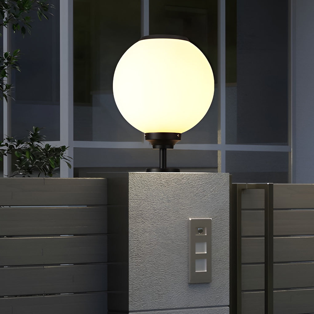 Elegant Waterproof LED Solar Spotlights for Outdoor Gate Pillars