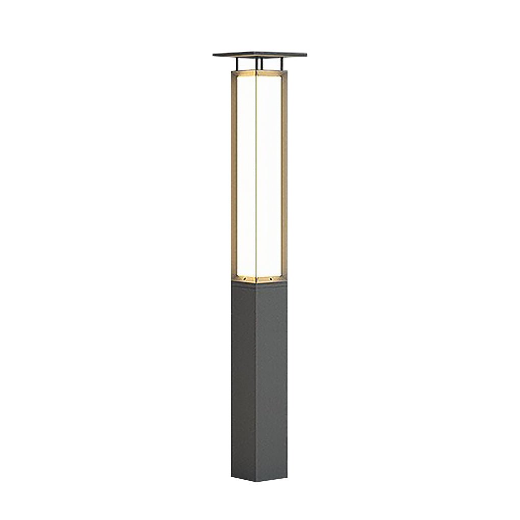 Sleek Weatherproof LED Tall Bollard Lights for Outdoor Pathway Lighting