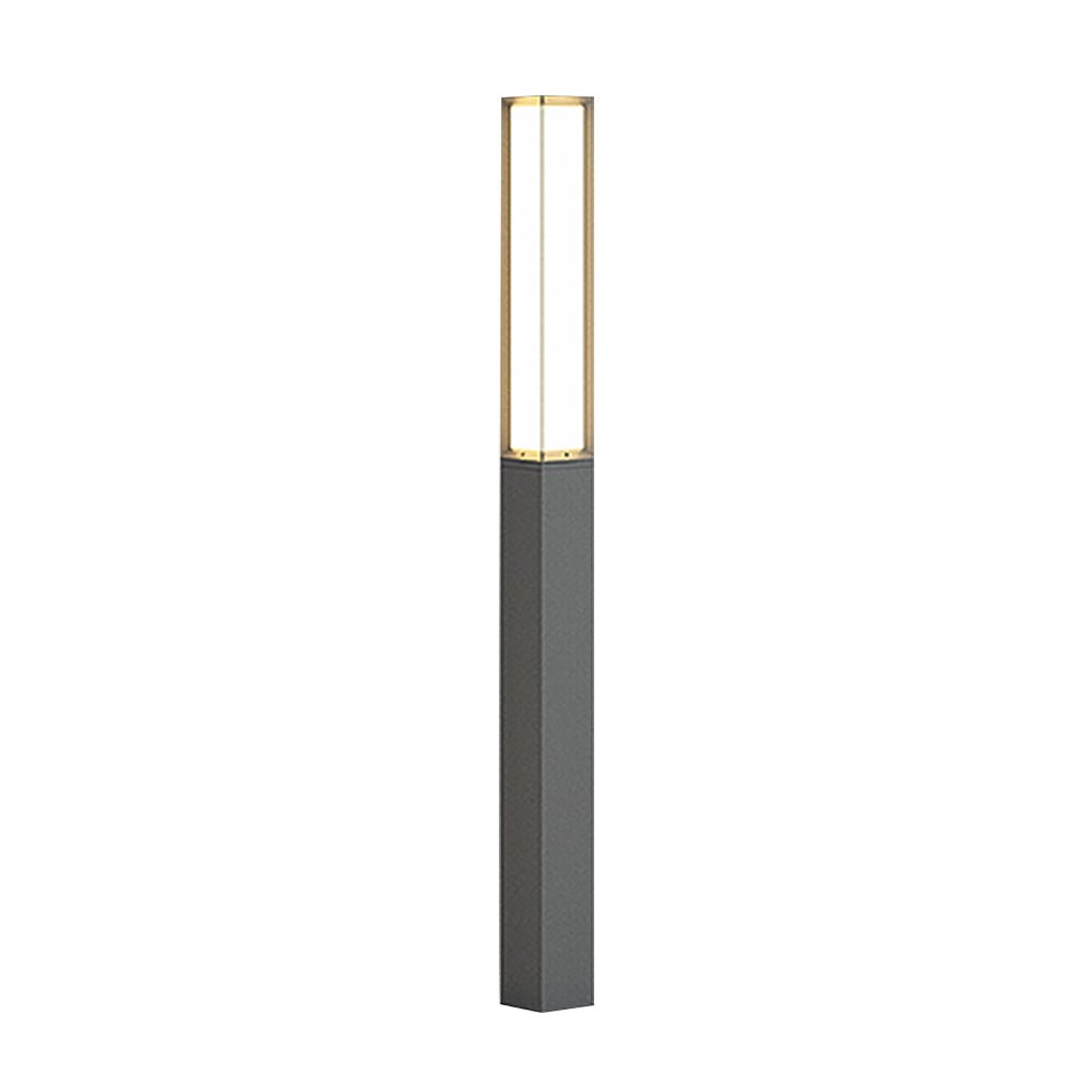 Sleek Weatherproof LED Tall Bollard Lights for Outdoor Pathway Lighting