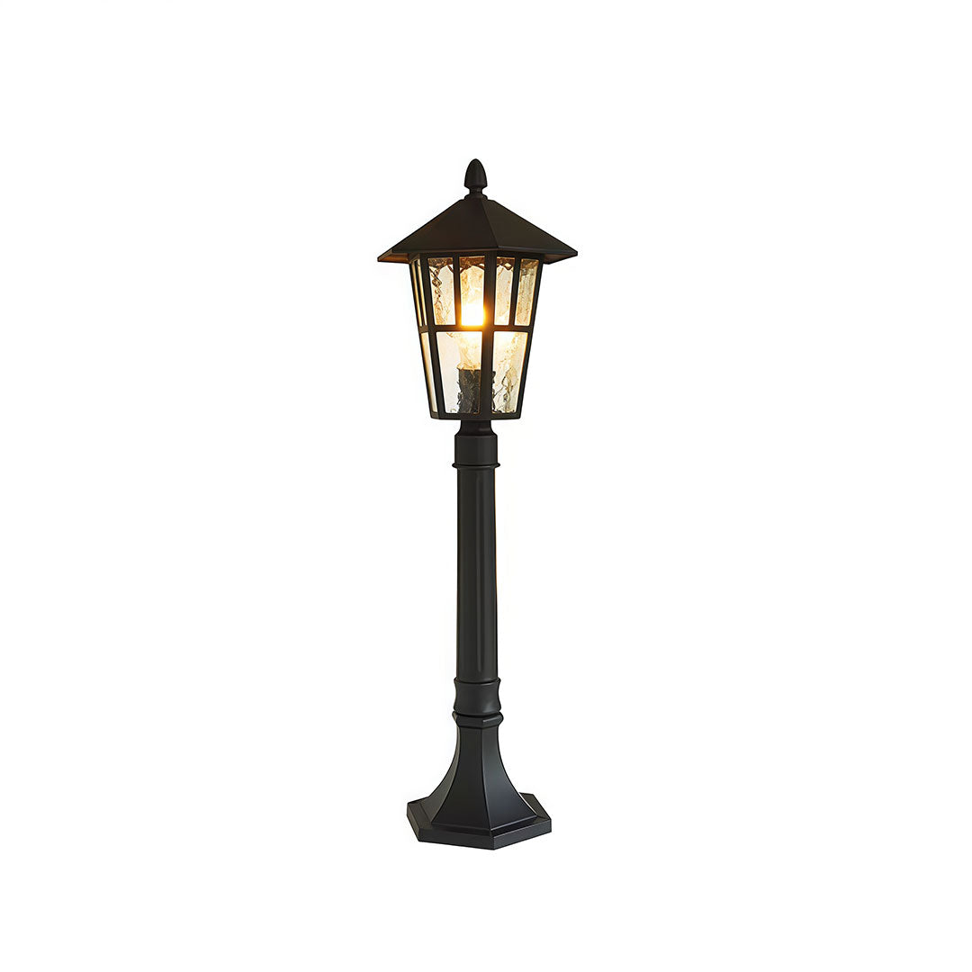 Modern Minimalist Black Outdoor Path Lighting Fixture for Gardens and Walkways