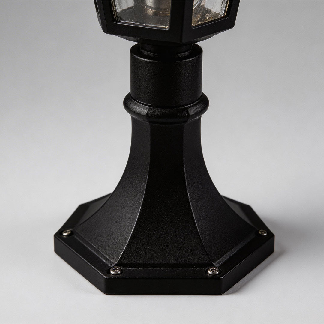 Modern Minimalist Black Outdoor Path Lighting Fixture for Gardens and Walkways
