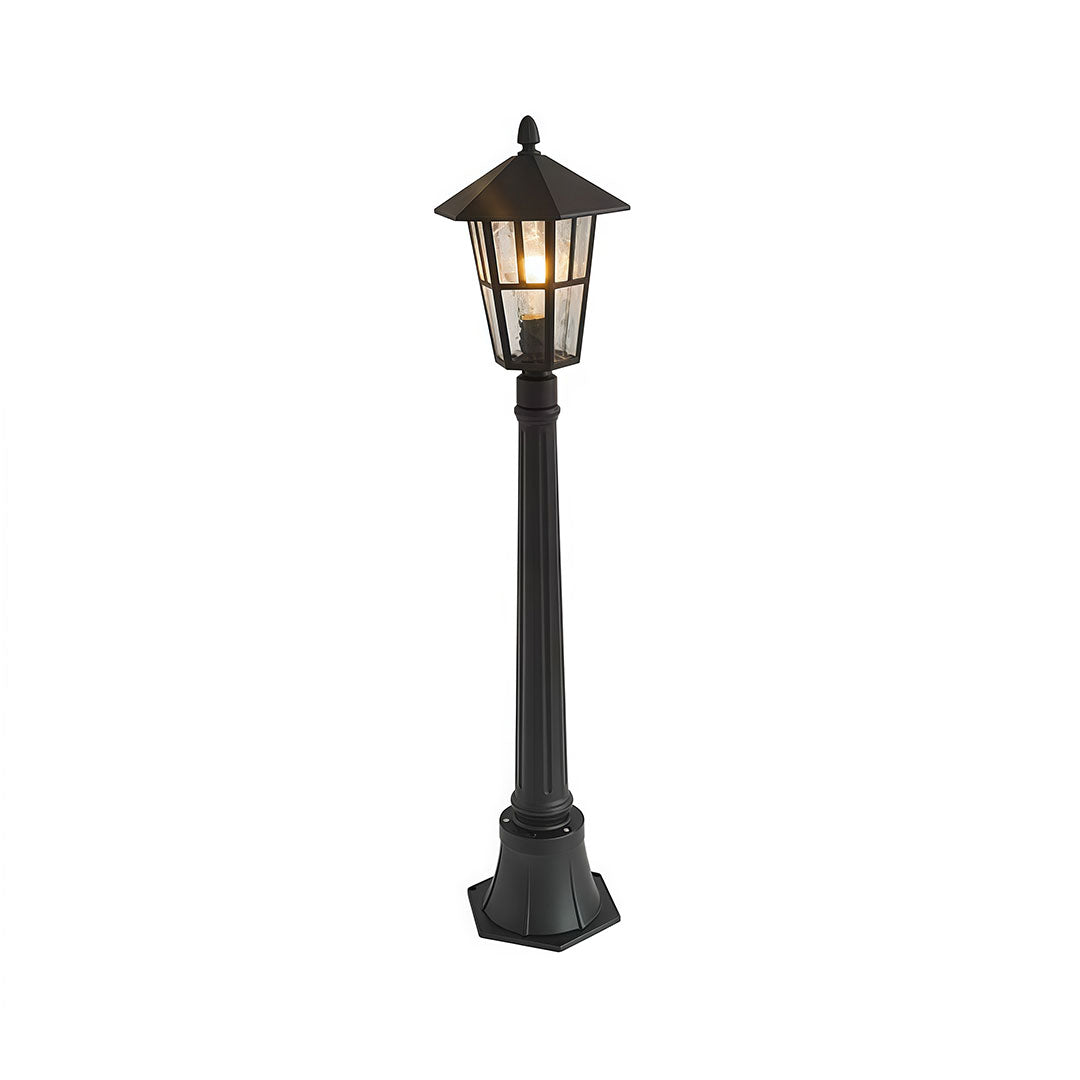 Modern Minimalist Black Outdoor Path Lighting Fixture for Gardens and Walkways