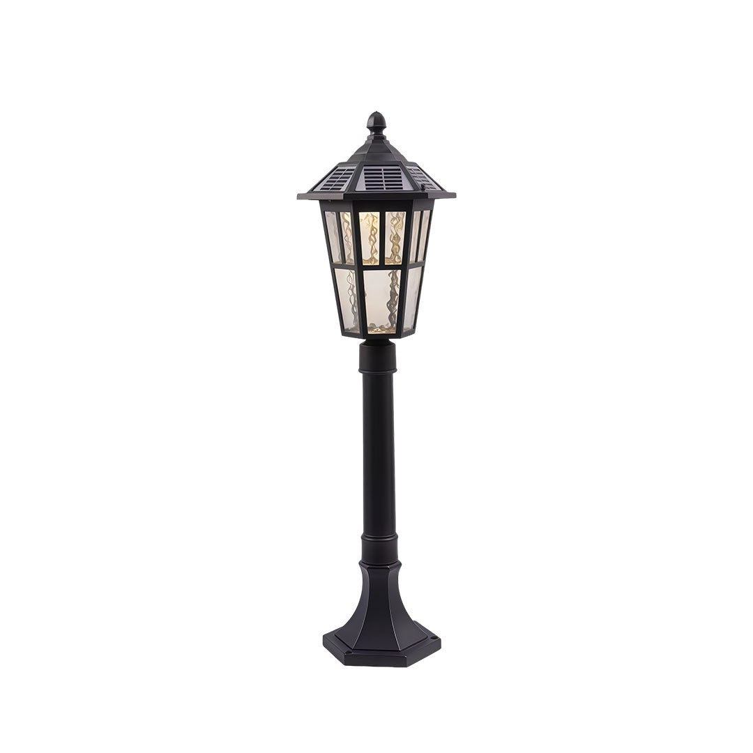 Modern Minimalist Black Outdoor Path Lighting Fixture for Gardens and Walkways