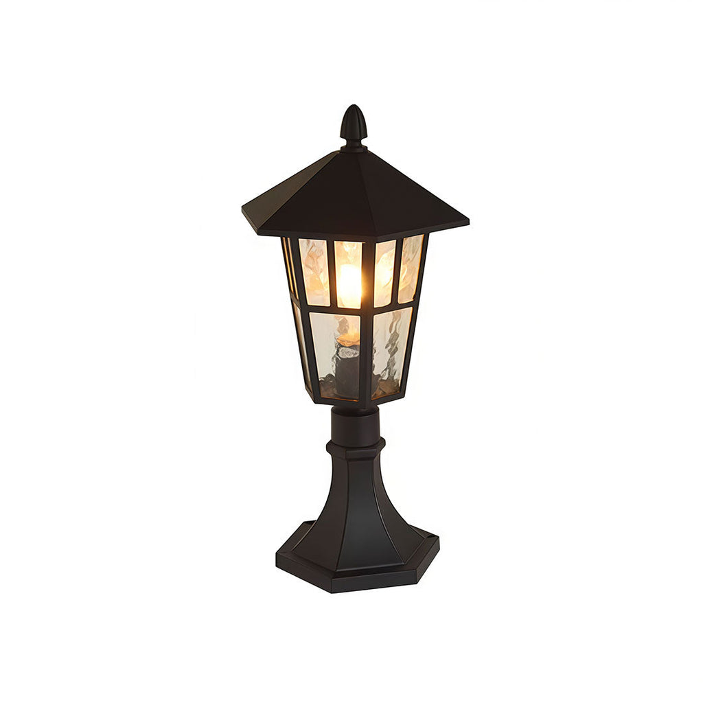 Modern Minimalist Black Outdoor Path Lighting Fixture for Gardens and Walkways