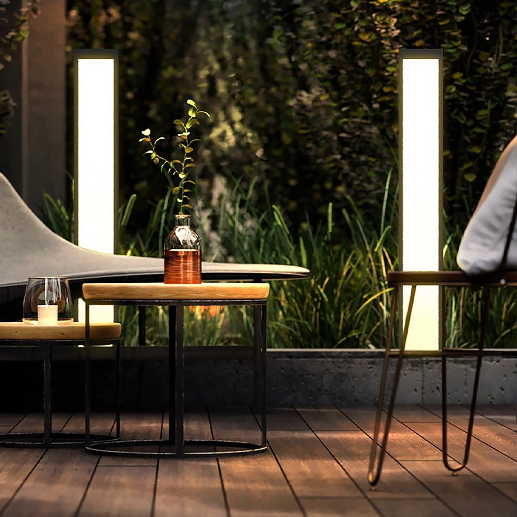 Modern Waterproof LED Garden Bollard Lights for Outdoor Landscaping