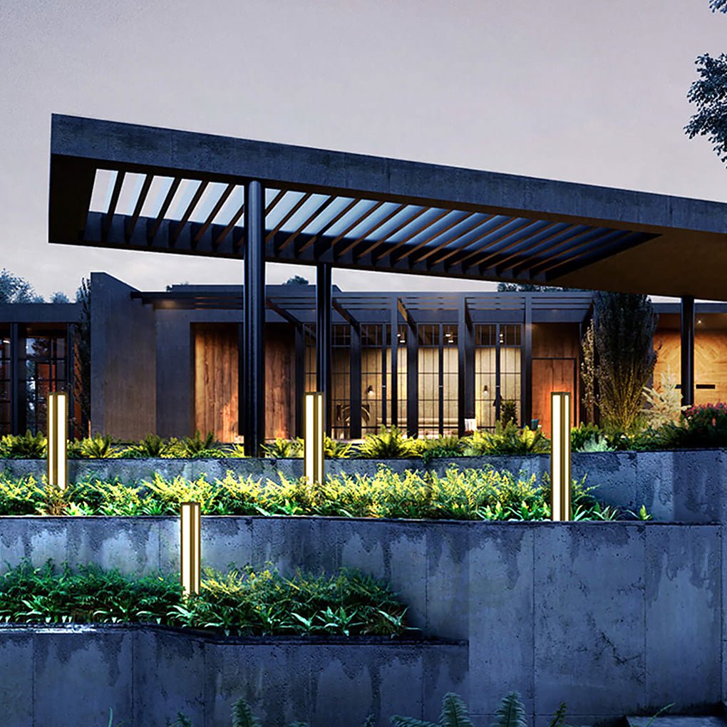 Stylish Waterproof LED Garden Bollard Lights for Outdoor Landscaping