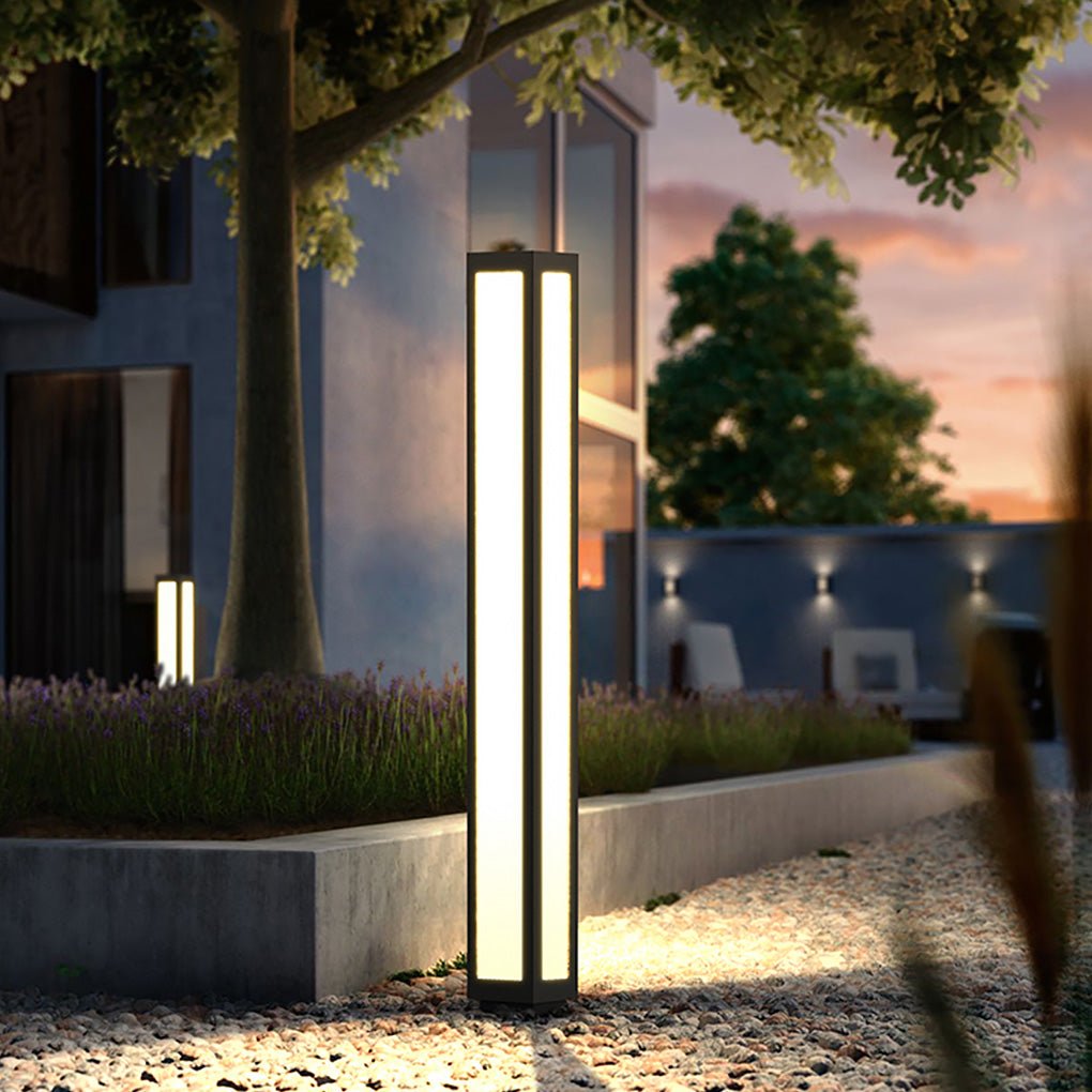 Stylish Waterproof LED Garden Bollard Lights for Outdoor Landscaping