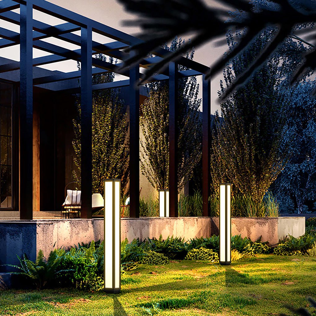 Stylish Waterproof LED Garden Bollard Lights for Outdoor Landscaping