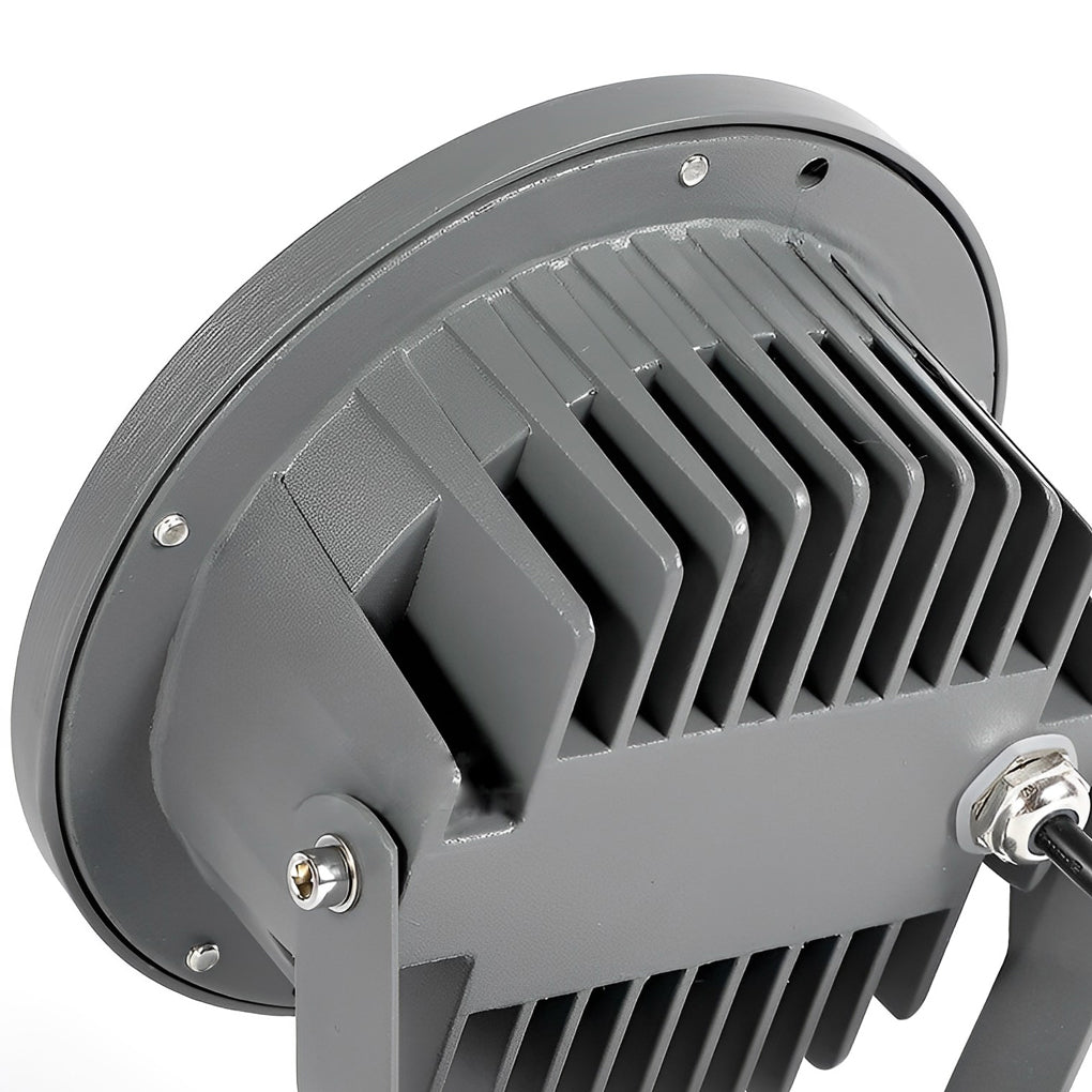 Modern Black Aluminum LED Spotlights for Energy-Efficient Garden Lighting