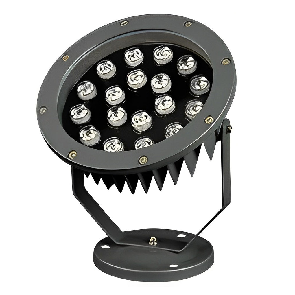 Modern Black Aluminum LED Spotlights for Energy-Efficient Garden Lighting