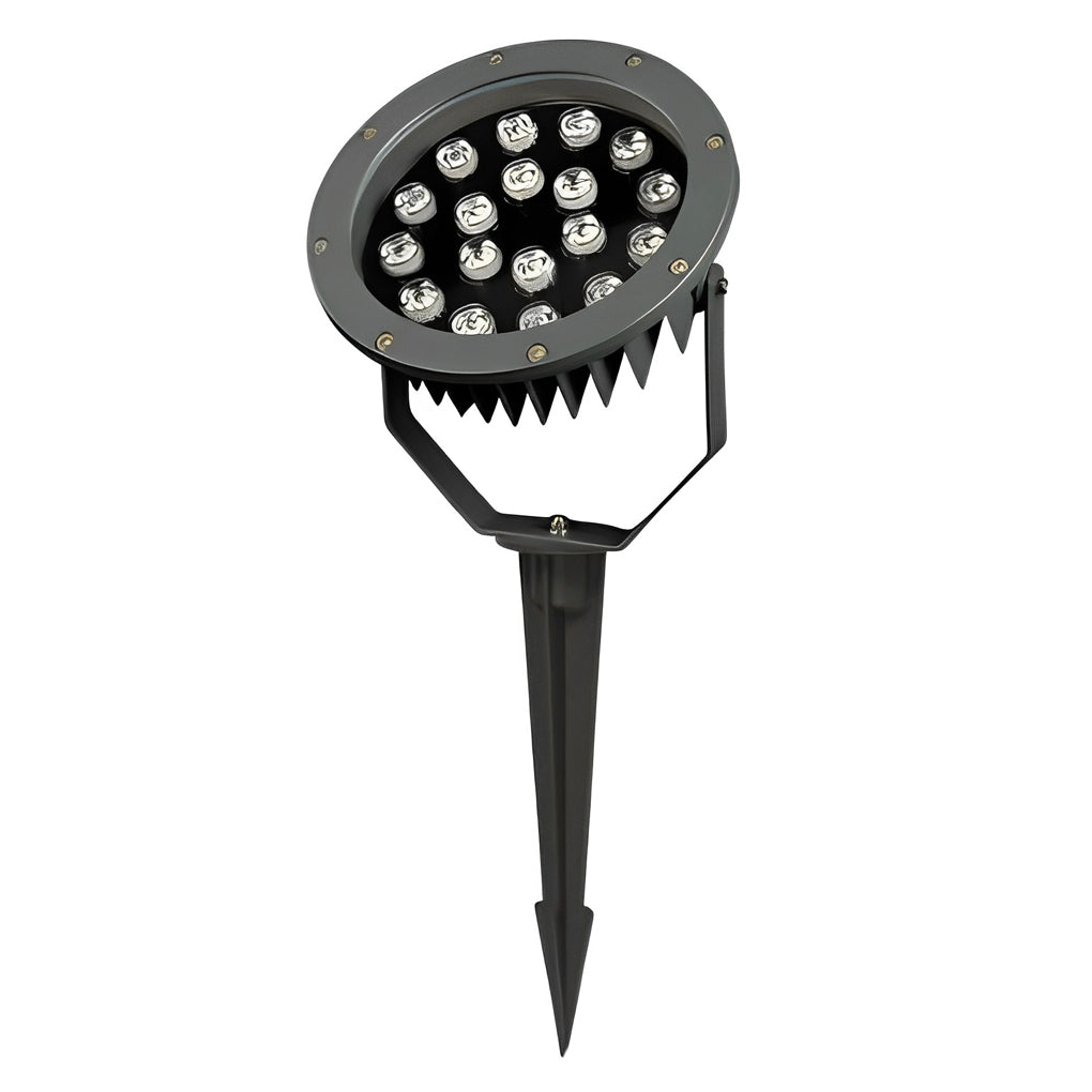 Modern Black Aluminum LED Spotlights for Energy-Efficient Garden Lighting
