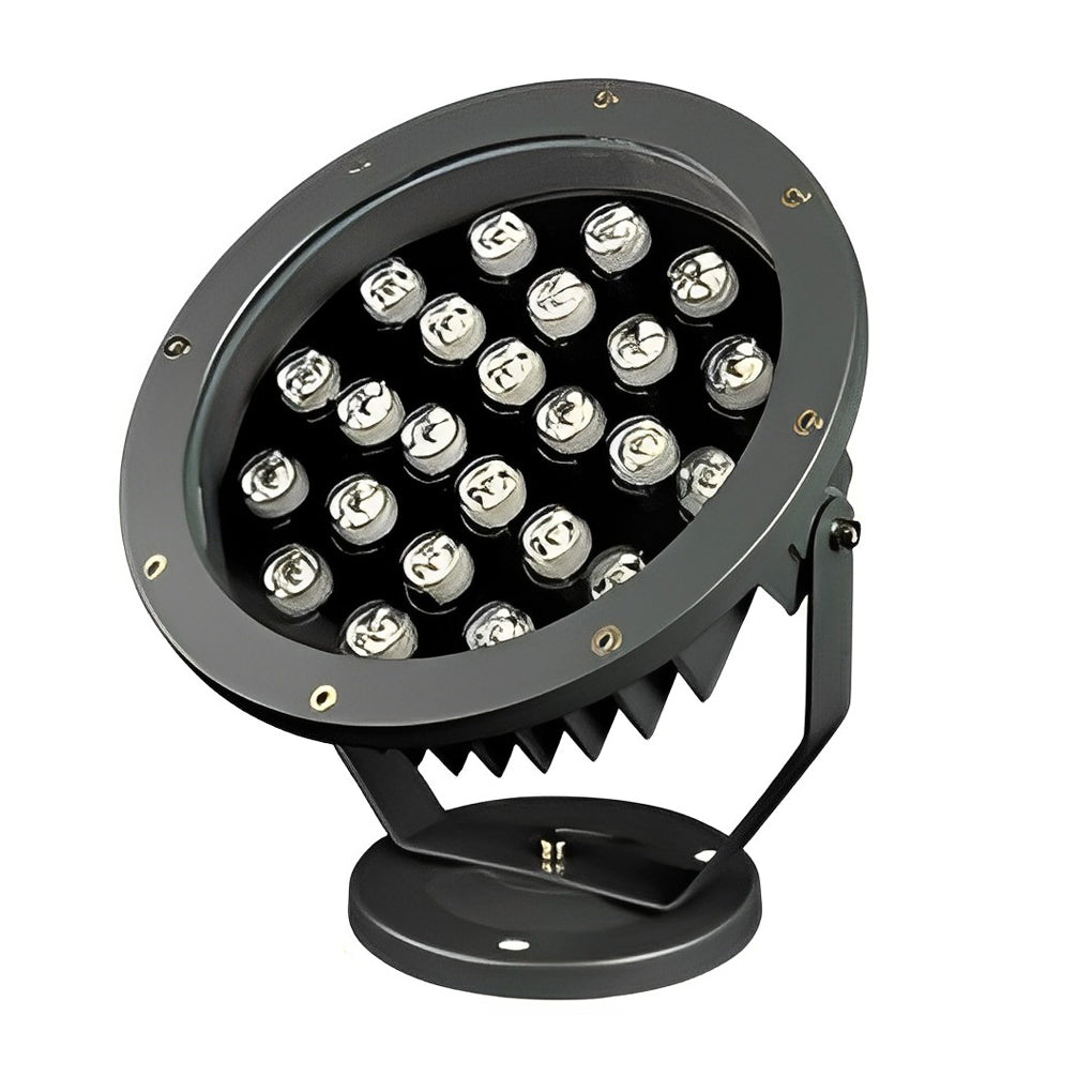 Modern Black Aluminum LED Spotlights for Energy-Efficient Garden Lighting