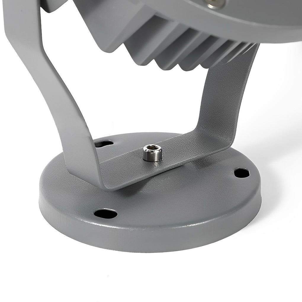 Modern Black Aluminum LED Spotlights for Energy-Efficient Garden Lighting
