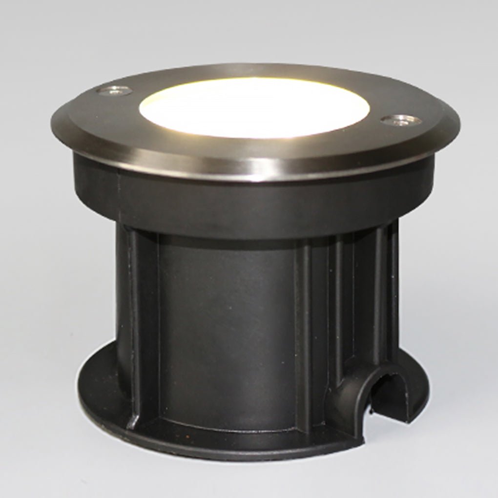 Waterproof Chrome Recessed LED Step Lights for Garden & Poolside Deck