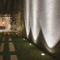 Waterproof Chrome Recessed LED Step Lights for Garden & Poolside Deck