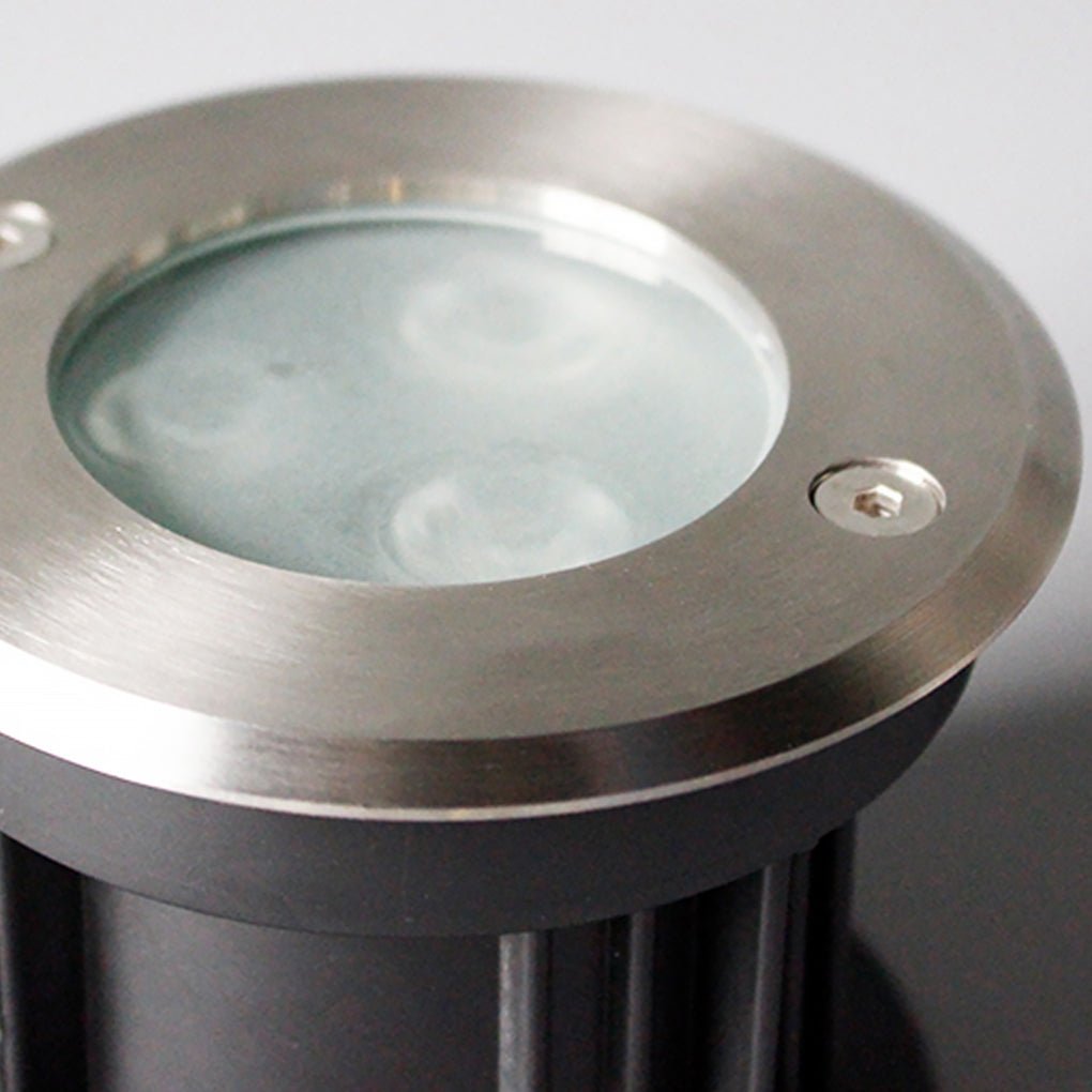 Waterproof Chrome Recessed LED Step Lights for Garden & Poolside Deck