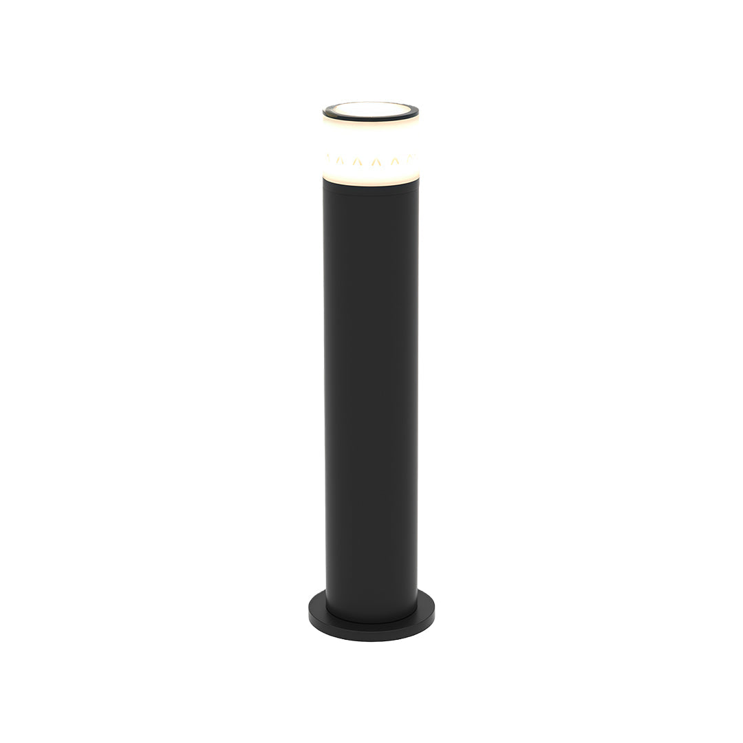Sleek Black Outdoor Bollard Pathway Lights for Gardens and Landscapes