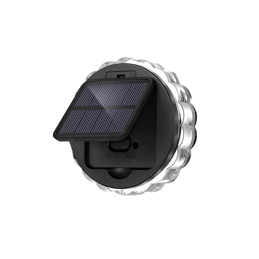 Elegant Solar-Powered Outdoor Patio Wall Lamp in Petal Design for Gardens