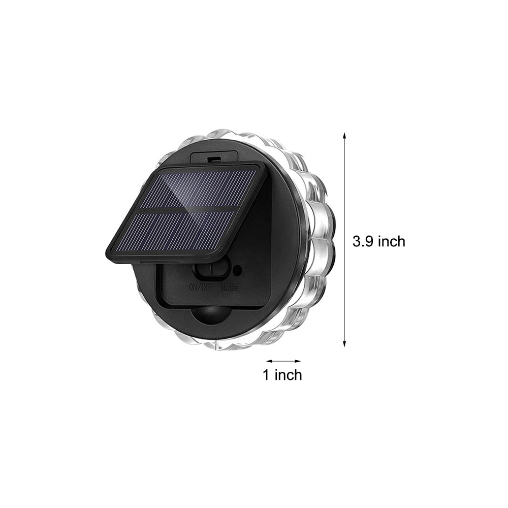 Elegant Solar-Powered Outdoor Patio Wall Lamp in Petal Design for Gardens