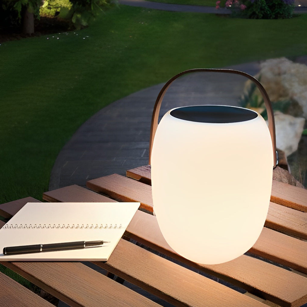 Elegant Portable Solar LED Lanterns for Outdoor Patio Garden Decor