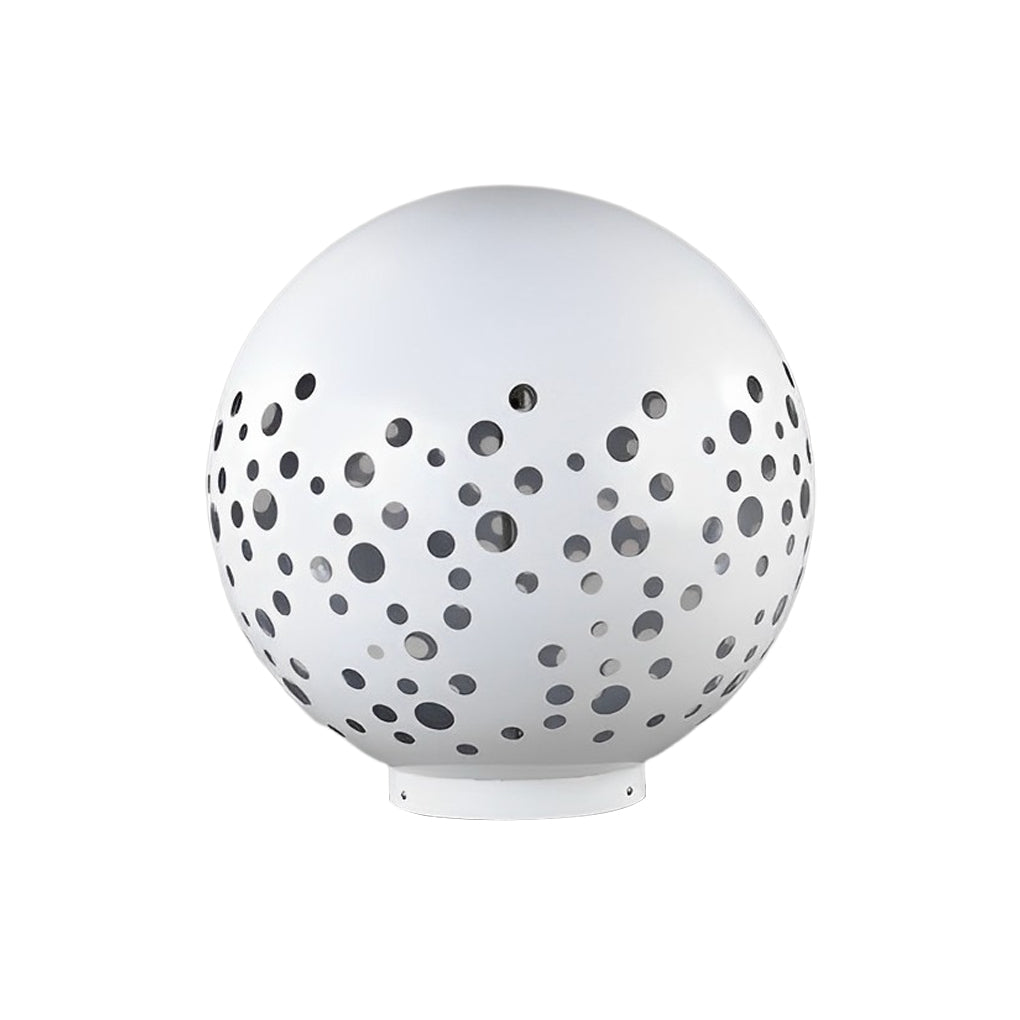 Waterproof Modern Outdoor Round Hollow Metal Sphere Light for Patios