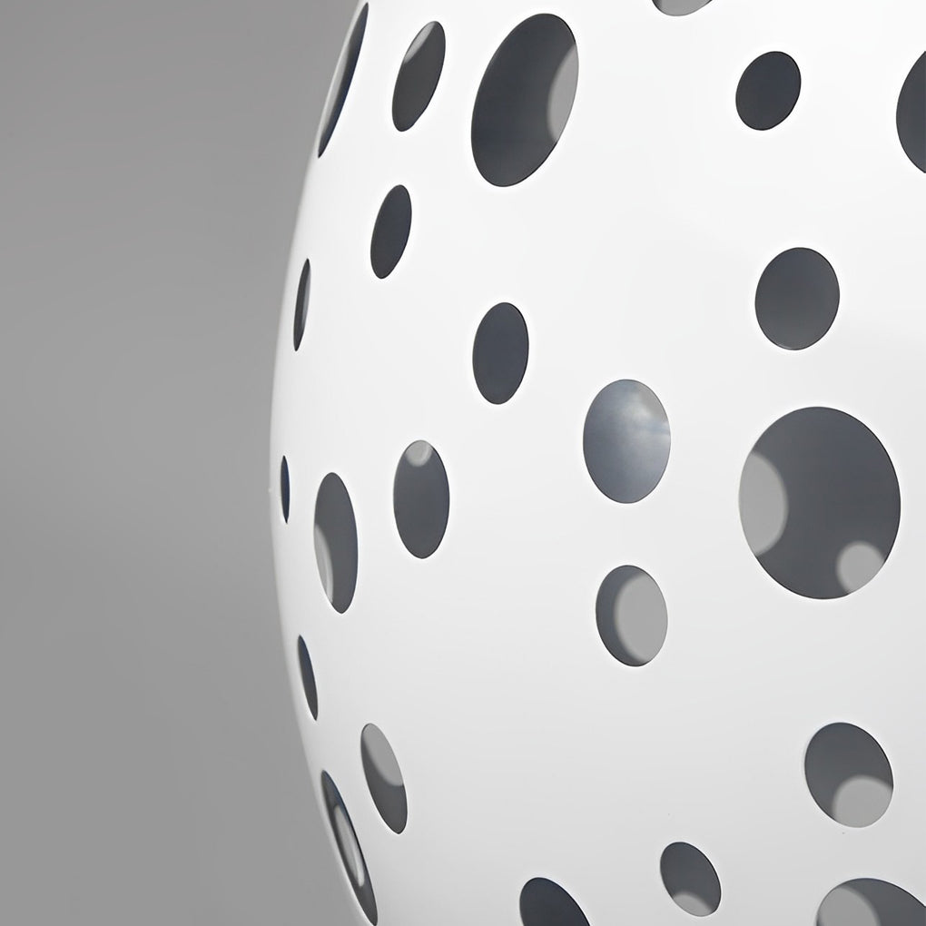 Waterproof Modern Outdoor Round Hollow Metal Sphere Light for Patios