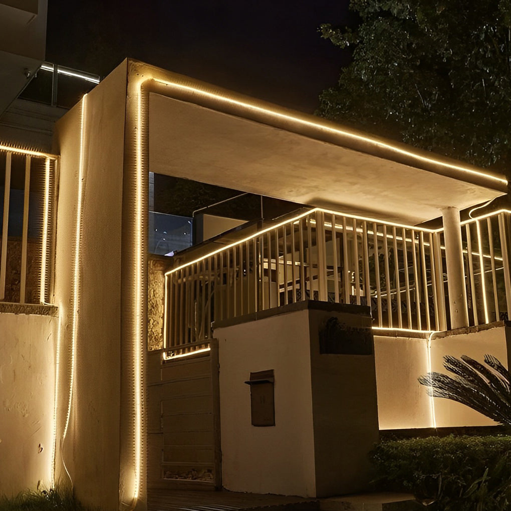 Silicone White LED Outdoor Stair Lighting Strips for Safe Navigation