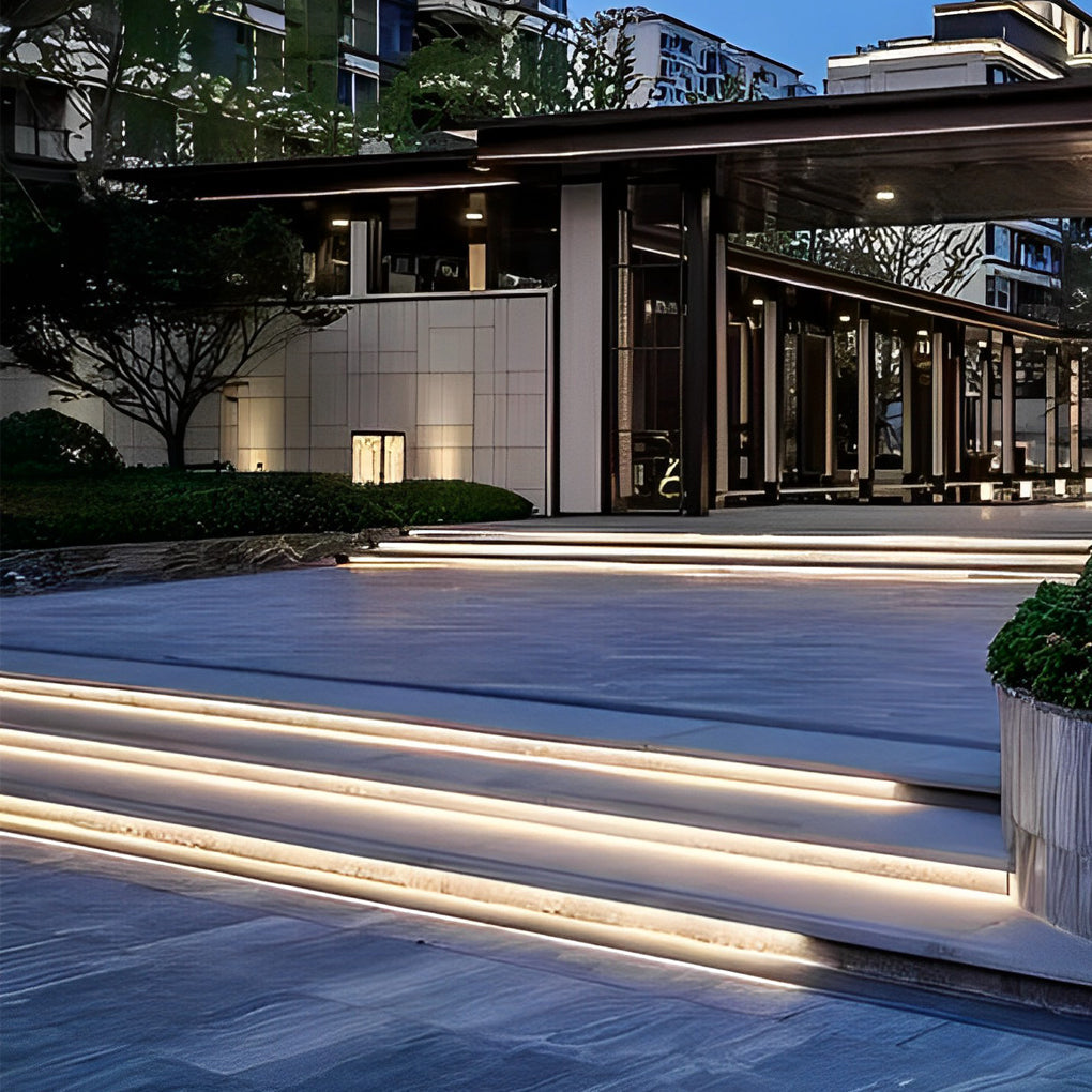 Silicone White LED Outdoor Stair Lighting Strips for Safe Navigation