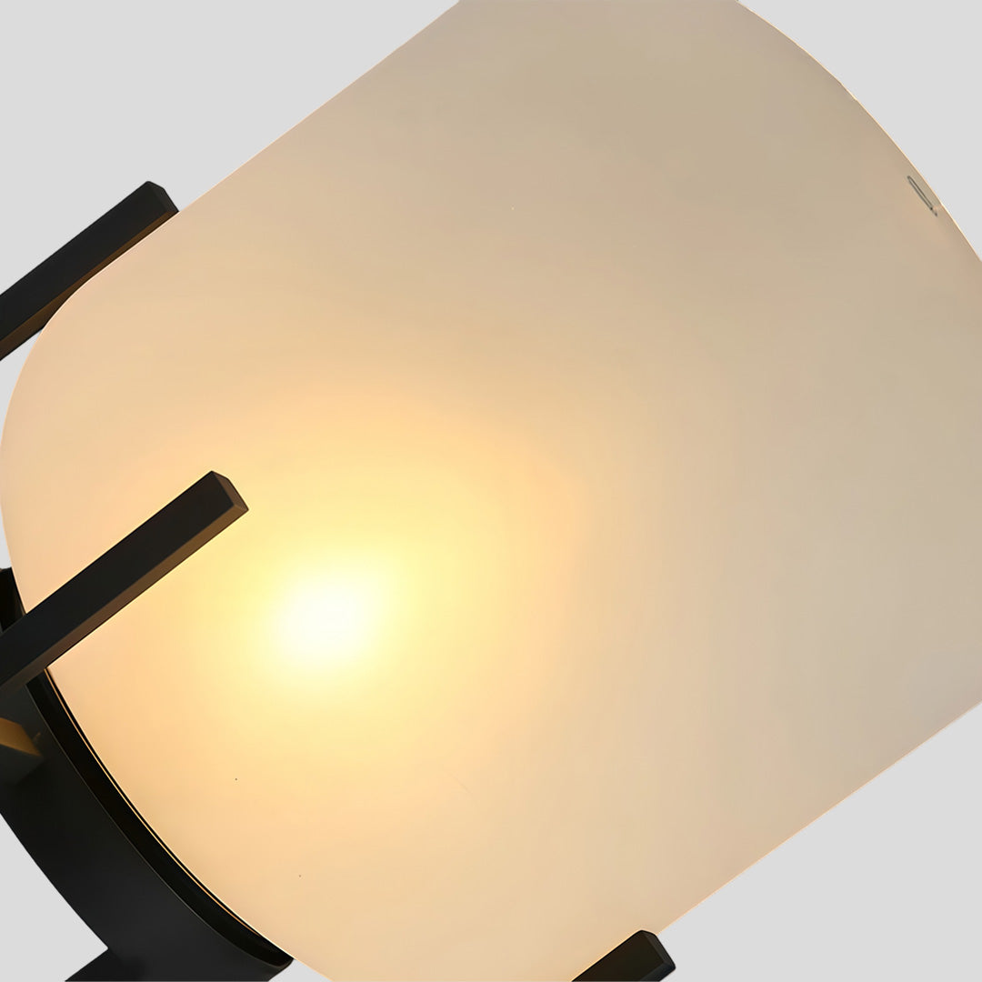Sleek Black Waterproof LED Lantern for Outdoor Patios and Gardens