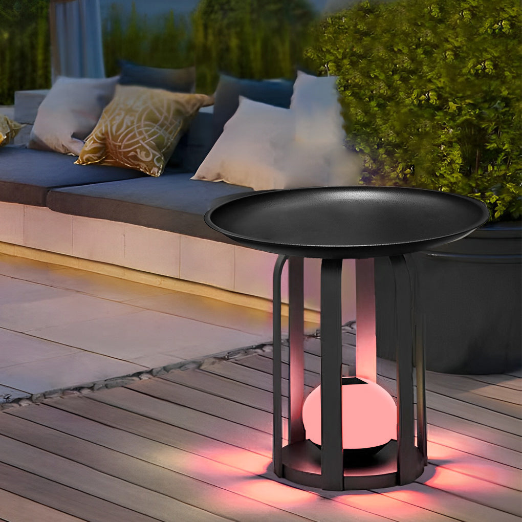 Modern Waterproof Solar Floor Lamp for Outdoor Patio & Garden Decor