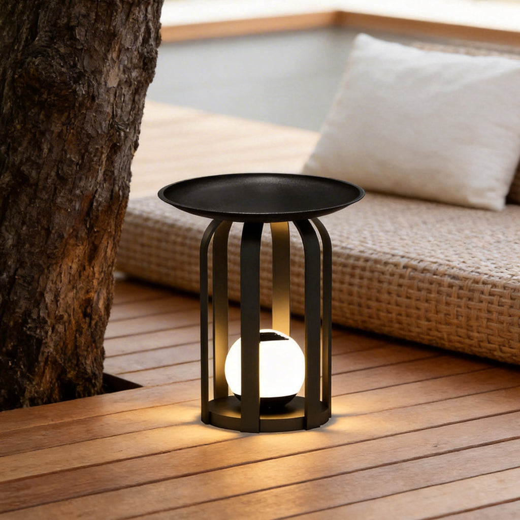 Modern Waterproof Solar Floor Lamp for Outdoor Patio & Garden Decor