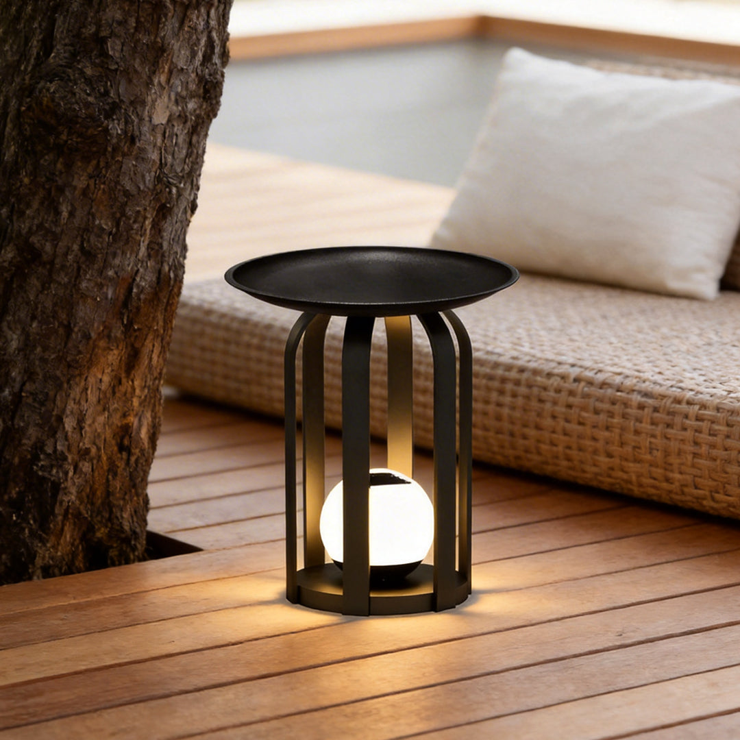 Modern Waterproof Solar Floor Lamp for Outdoor Patio & Garden Decor