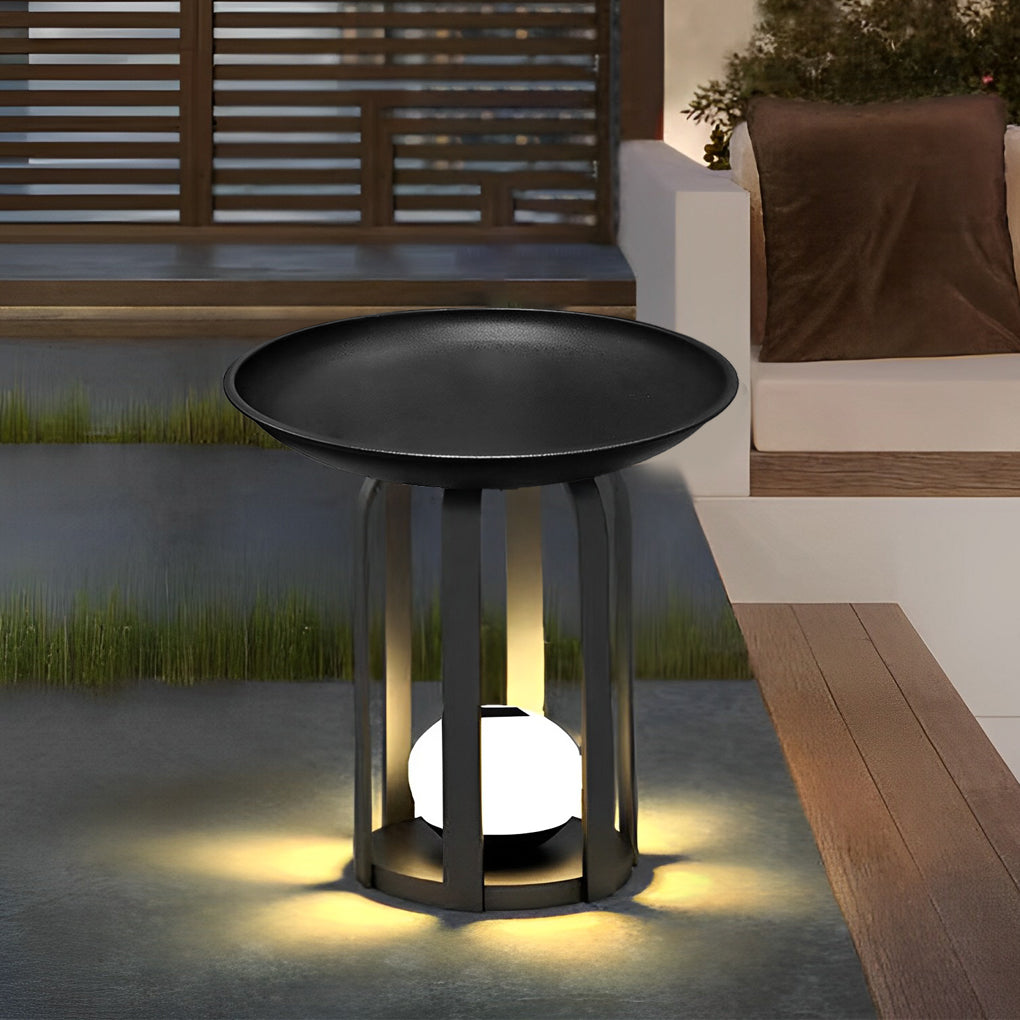 Modern Waterproof Solar Floor Lamp for Outdoor Patio & Garden Decor