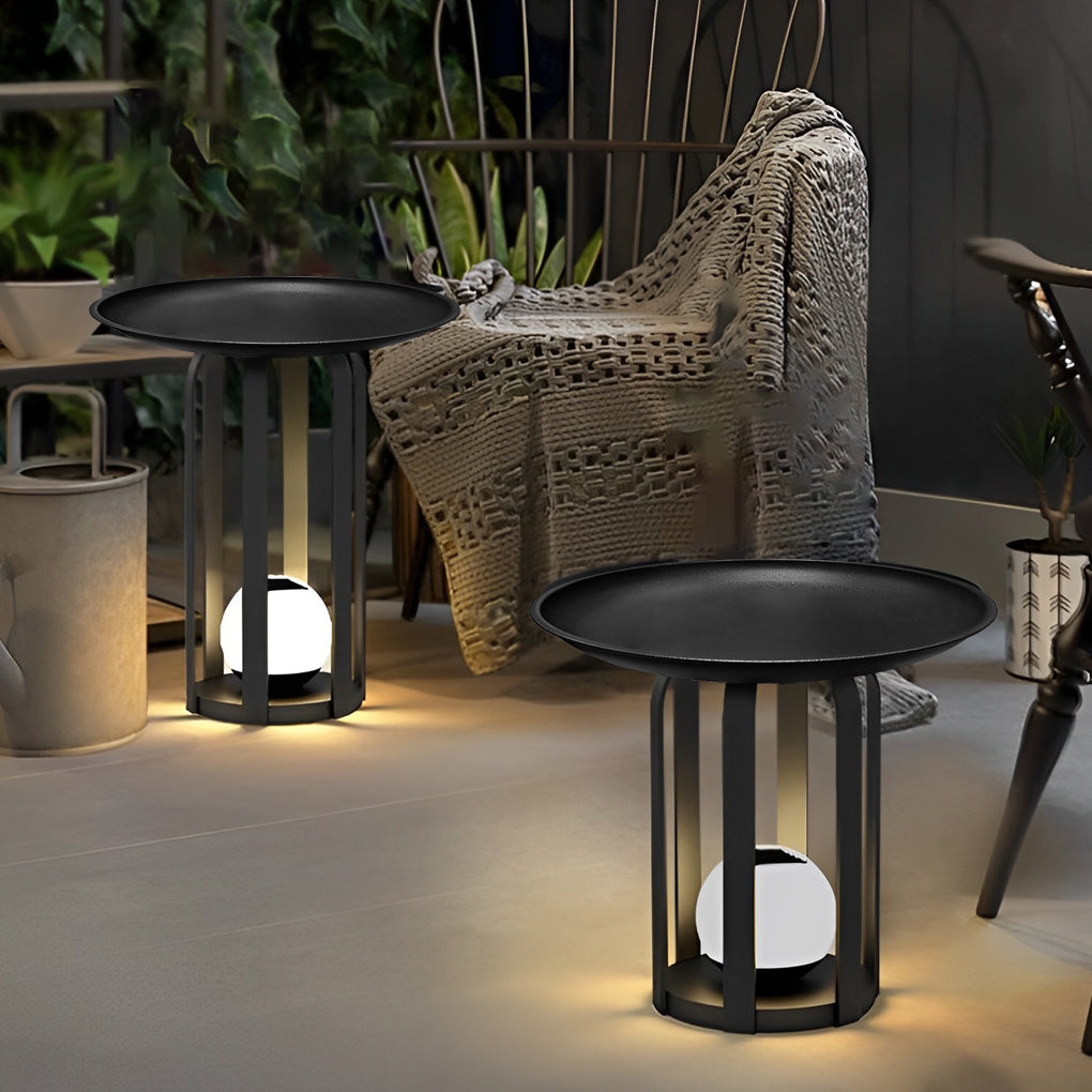 Modern Waterproof Solar Floor Lamp for Outdoor Patio & Garden Decor