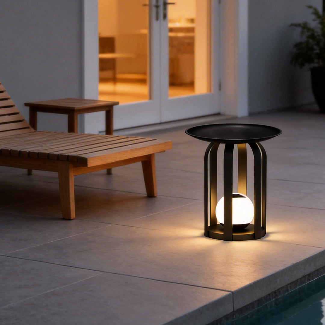 Modern Waterproof Solar Floor Lamp for Outdoor Patio & Garden Decor