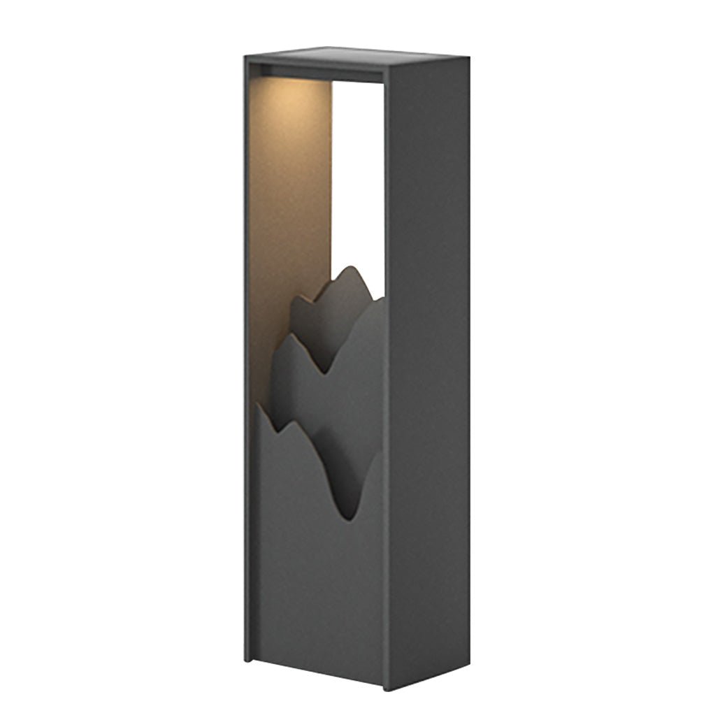 Elegant Waterproof Hollow Solar Lawn Lamp for Pathway & Landscape