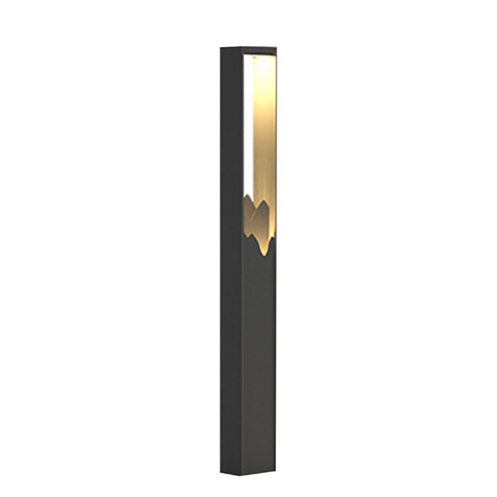 Elegant Waterproof Hollow Solar Lawn Lamp for Pathway & Landscape