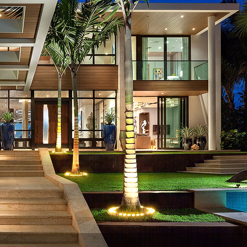 Waterproof LED Tree Ring Light for Outdoor Landscape Illumination