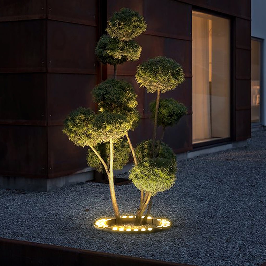 Waterproof LED Tree Ring Light for Outdoor Landscape Illumination