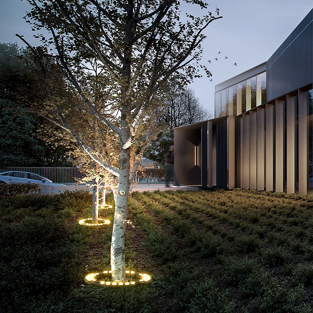 Waterproof LED Tree Ring Light for Outdoor Landscape Illumination