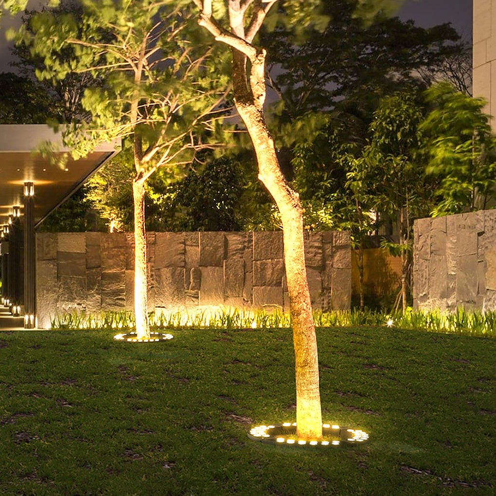 Outdoor Waterproof Tree Ring LED Landscape Light for Gardens and Pathways