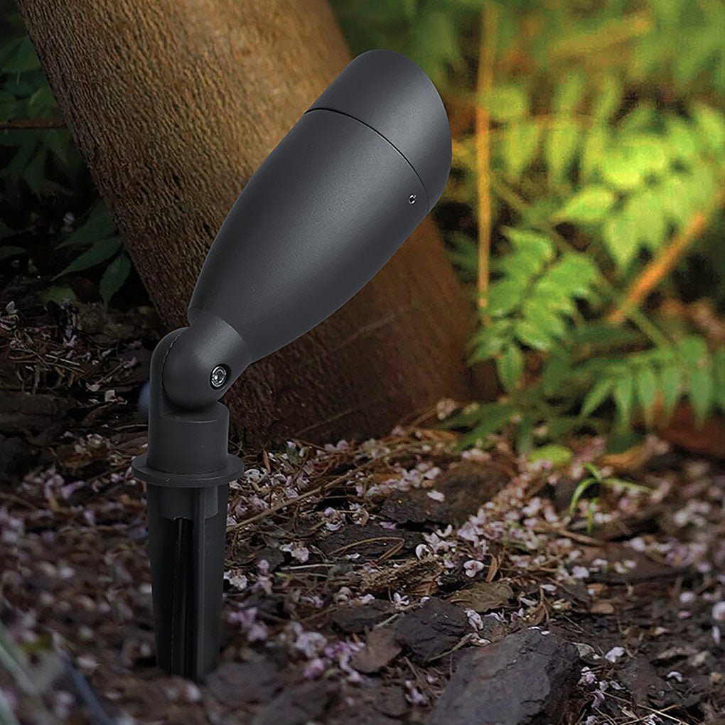 Waterproof LED Landscape Spotlights for Courtyard Tree Lighting – Black
