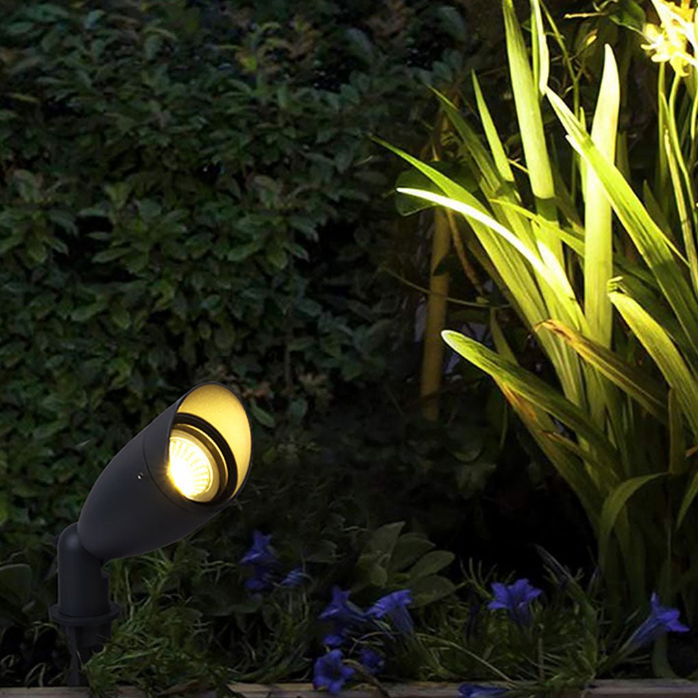 Waterproof LED Landscape Spotlights for Courtyard Tree Lighting – Black