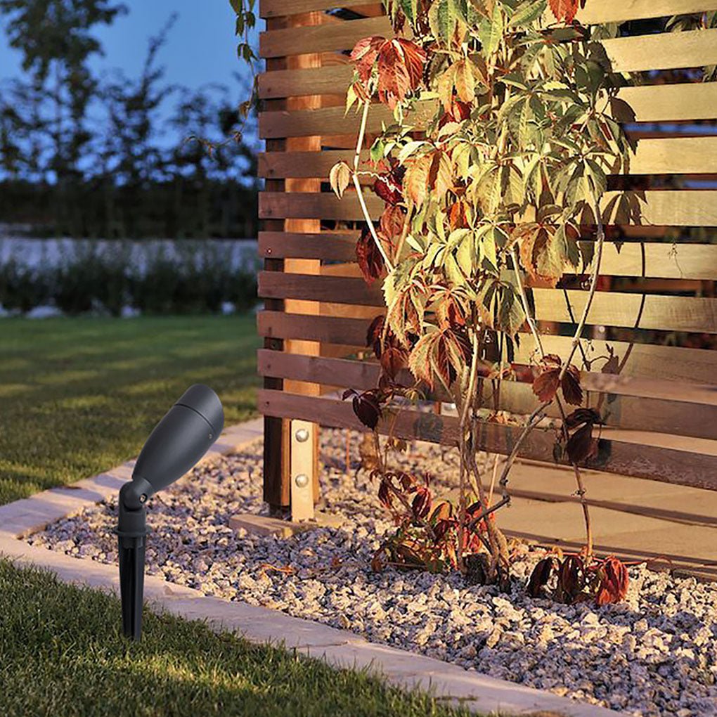 Waterproof LED Landscape Spotlights for Courtyard Tree Lighting – Black