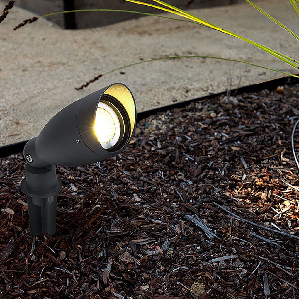 Waterproof LED Landscape Spotlights for Courtyard Tree Lighting – Black
