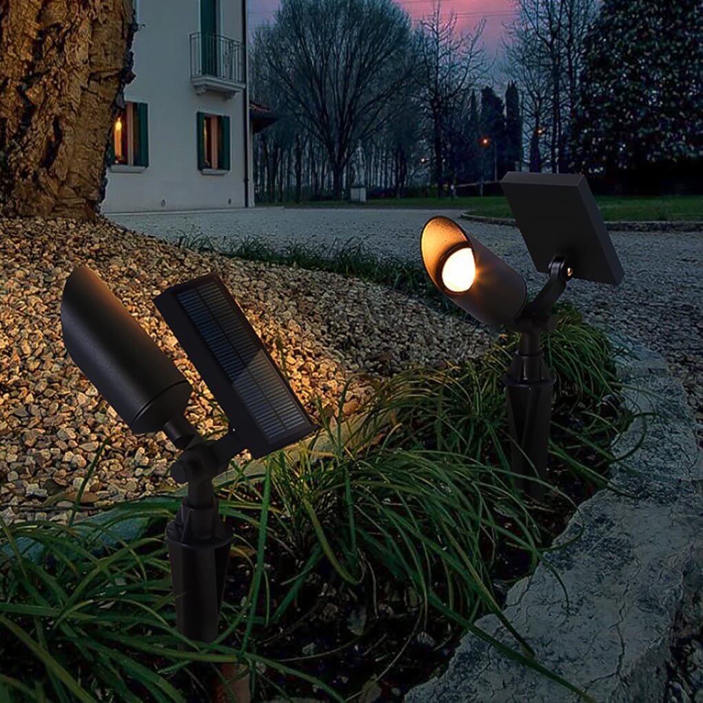 Elegant Solar-Powered Spotlight for Trees - Outdoor Landscape Illumination