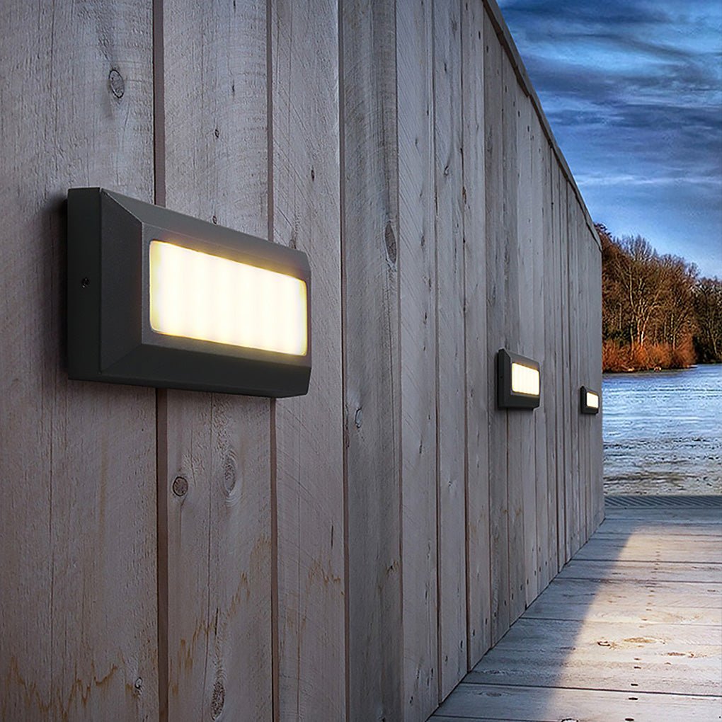 Sleek Waterproof 9W LED Stair Step Lights for Outdoor Deck & Pathway