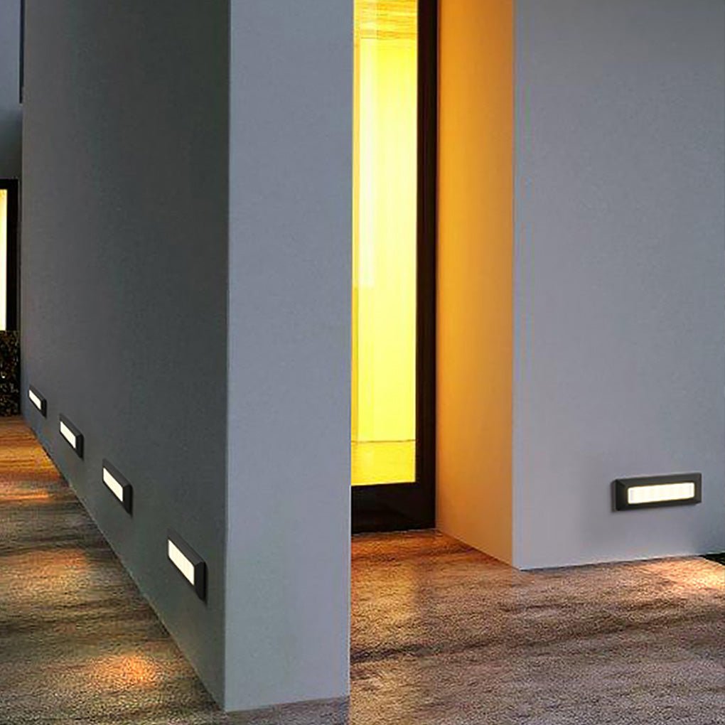 Sleek Waterproof 9W LED Stair Step Lights for Outdoor Deck & Pathway