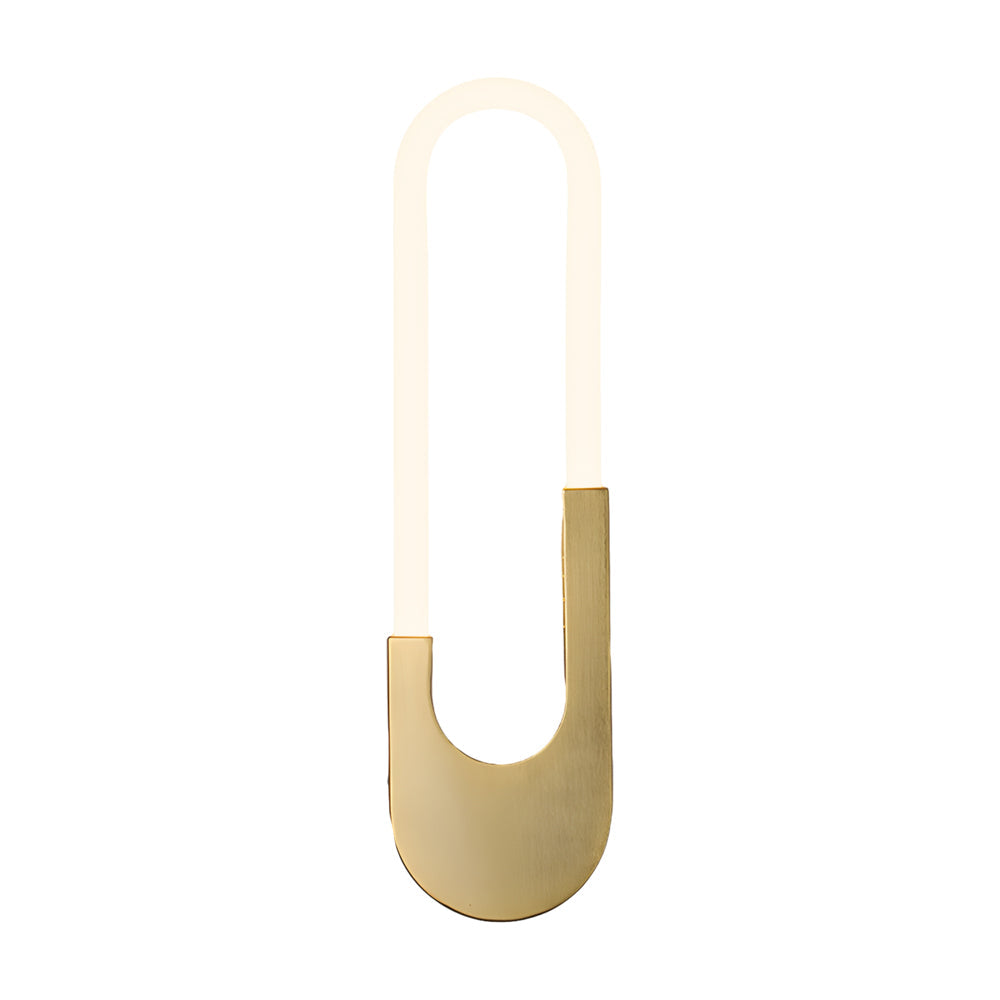 Modern Black Iron Oval LED Wall Sconces for Living Room Bedroom Decor